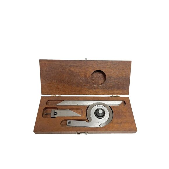Starrett C359 Precision Universal Bevel Vernier Protractor Machinist Tool Maker - Picture 1 of 8